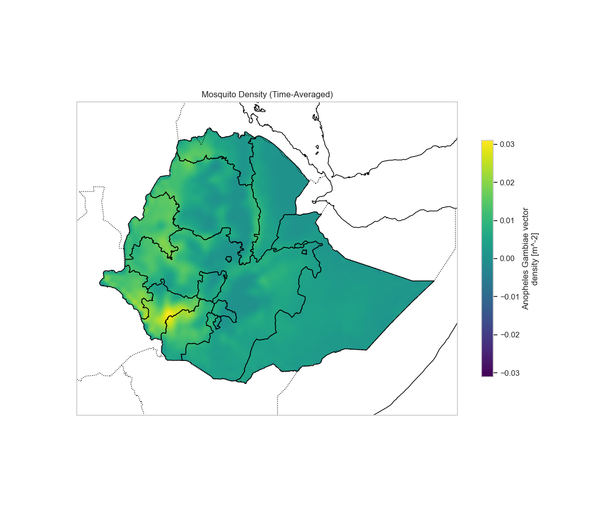 Mosquito Density Spatial Map